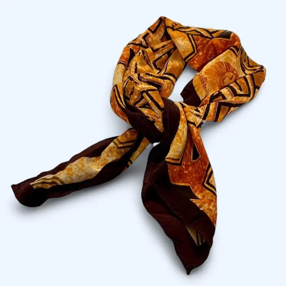 VINTAGE THE LION KING SILK SCARF